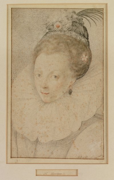 Portrait of Queen Elizabeth I (1533-1603) 16th Century by Federico Zuccaro